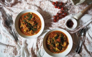 Easy Moroccan fish and potato stew
